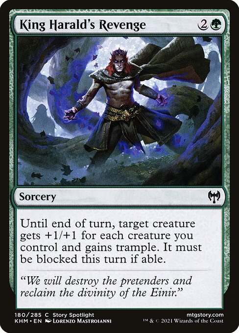 King Harald's Revenge - Kaldheim Magic card