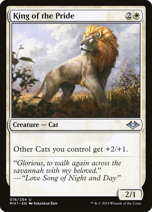 King of the Pride - Modern Horizons Magic card