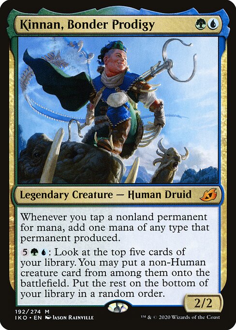 Kinnan, Bonder Prodigy - Ikoria: Lair of Behemoths Magic card