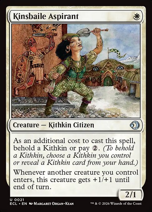 Kinsbaile Aspirant - Lorwyn Eclipsed Magic card