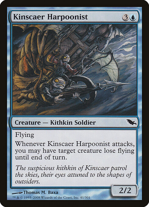 Kinscaer Harpoonist - Shadowmoor Magic card