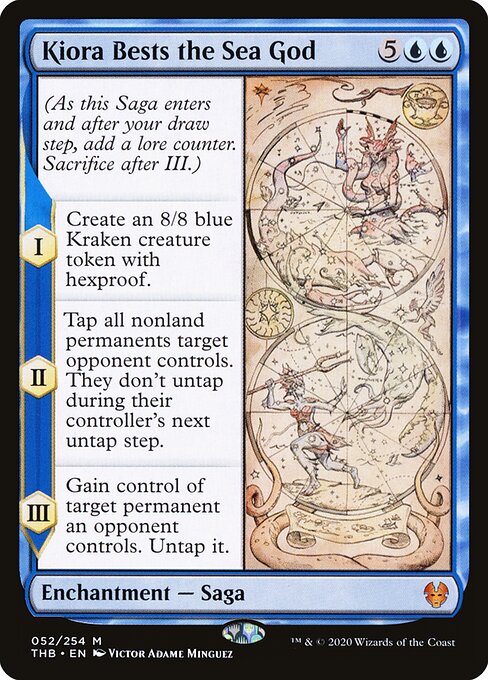 Kiora Bests the Sea God - Theros Beyond Death Magic card