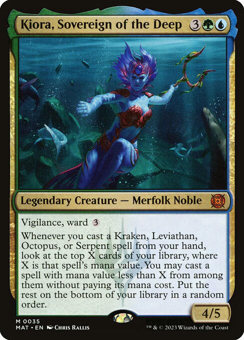 Kiora, Sovereign of the Deep - March of the Machine: The Aftermath Magic card