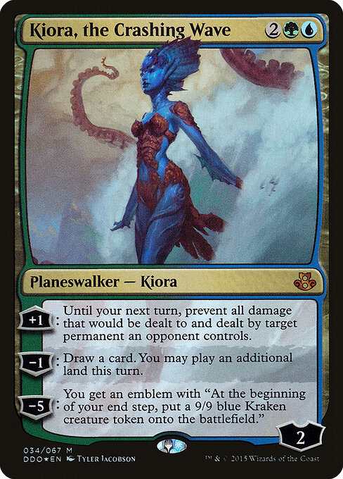 Kiora, the Crashing Wave - Duel Decks: Elspeth vs. Kiora Magic card