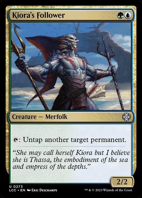 Kiora's Follower - The Lost Caverns of Ixalan Commander Magic card