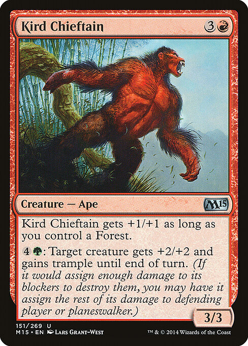 Kird Chieftain - Magic 2015 Magic card