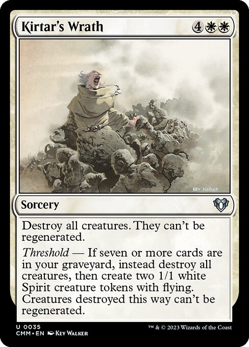 Kirtar's Wrath - Commander Masters Magic card