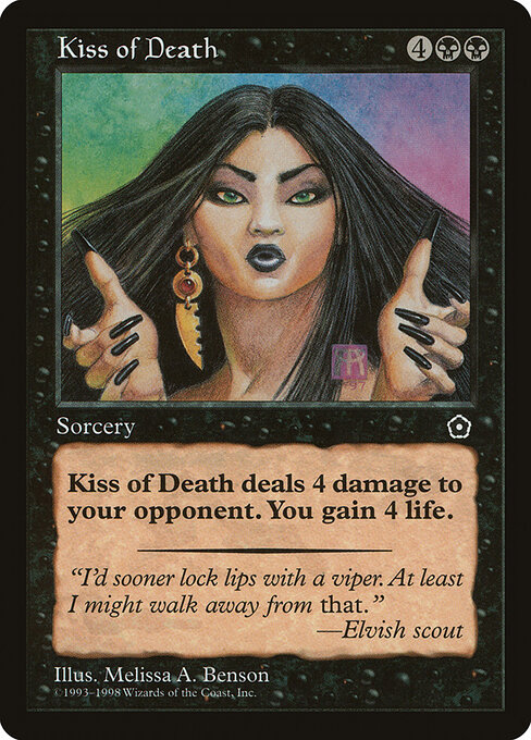 Kiss of Death - Portal Second Age Magic card