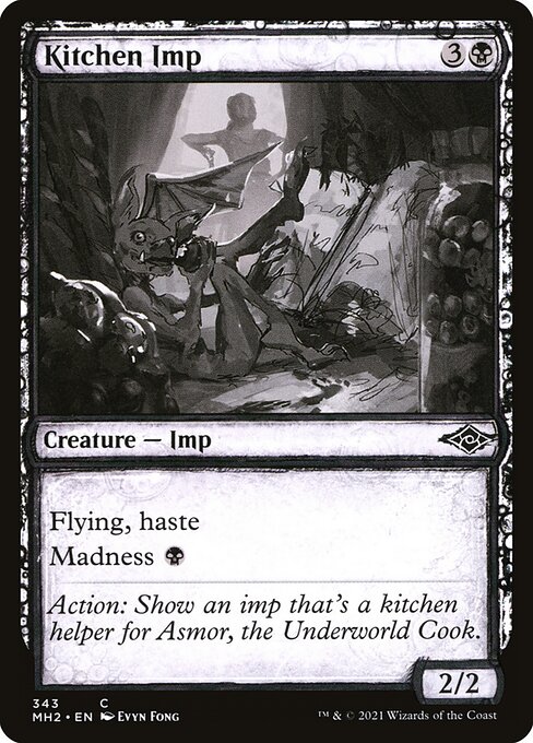Kitchen Imp - Modern Horizons 2 (#343) - Illustrated by Evyn Fong - Magic: The Gathering Card