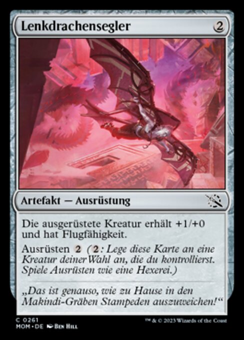 航筝 (Kitesail) - March of the Machine (#261) - Illustrated by Ben Hill - Magic: The Gathering Card