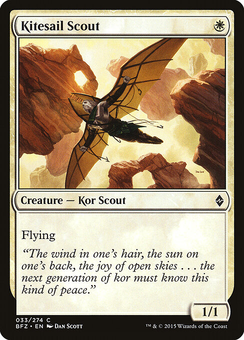 Kitesail Scout - Battle for Zendikar Magic card