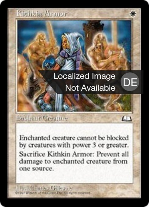 Armadura Kithkin (Kithkin Armor) - Weatherlight (#19) - Illustrated by Charles Gillespie - Magic: The Gathering Card