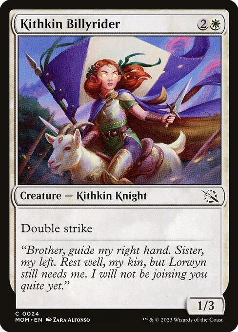 Kithkin Billyrider - March of the Machine Magic card
