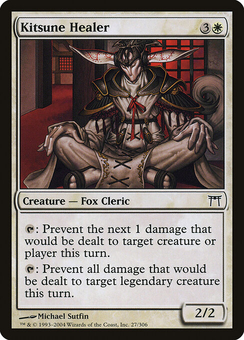 Kitsune Healer - Champions of Kamigawa Magic card