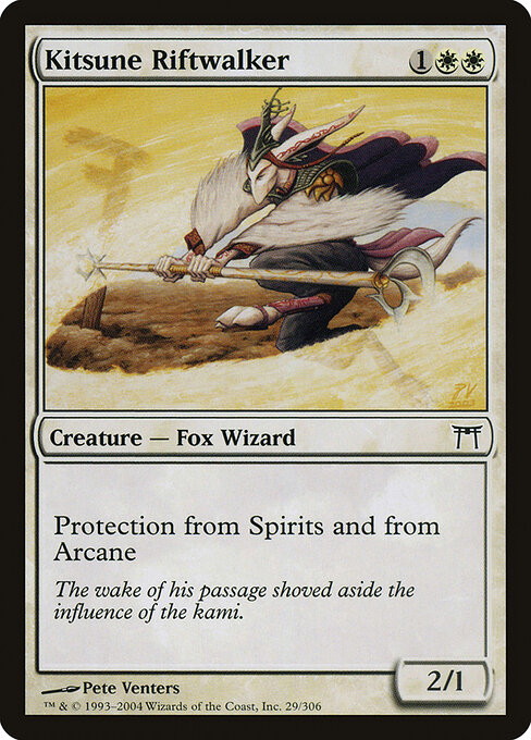 Kitsune Riftwalker - Champions of Kamigawa Magic card