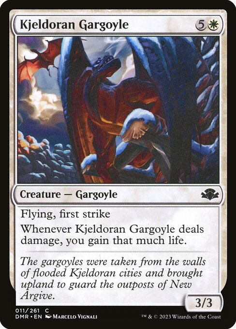 Kjeldoran Gargoyle - Dominaria Remastered Magic card