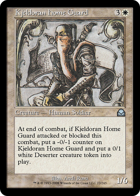 Kjeldoran Home Guard - Masters Edition II Magic card