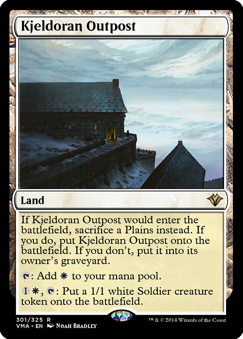 Kjeldoran Outpost - Vintage Masters Magic card