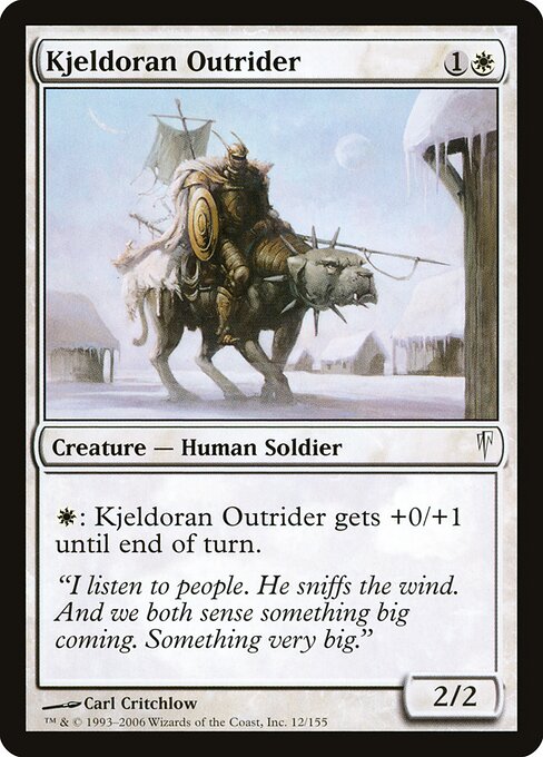 Kjeldoran Outrider - Coldsnap Magic card