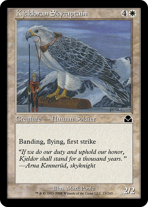 Kjeldoran Skycaptain - Masters Edition II Magic card