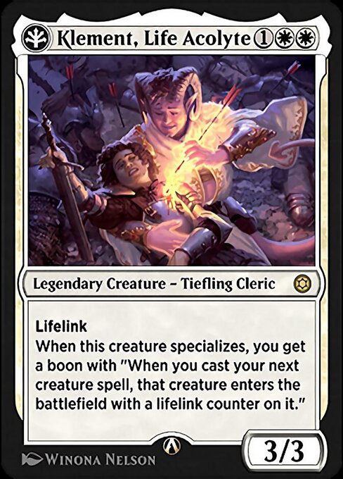 Klement, Life Acolyte - Alchemy Horizons: Baldur's Gate Magic card