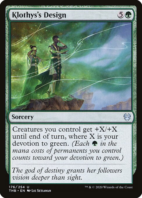 Klothys's Design - Theros Beyond Death Magic card
