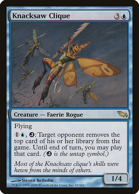 Knacksaw Clique - Shadowmoor Magic card