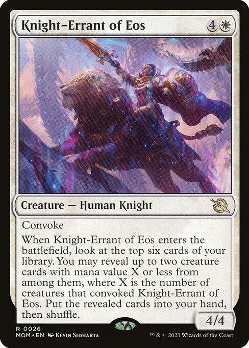 Knight-Errant of Eos - March of the Machine Magic card