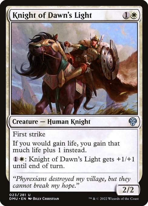 Knight of Dawn's Light - Dominaria United Magic card