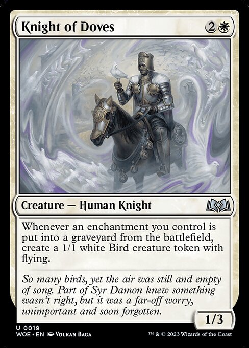Knight of Doves - Wilds of Eldraine Magic card