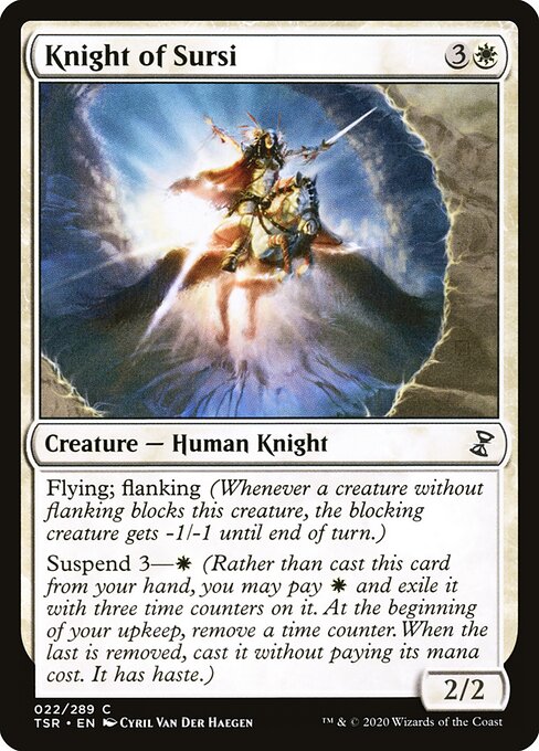 Knight of Sursi - Time Spiral Remastered Magic card