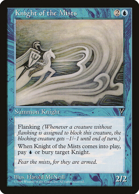 Knight of the Mists - Visions Magic card