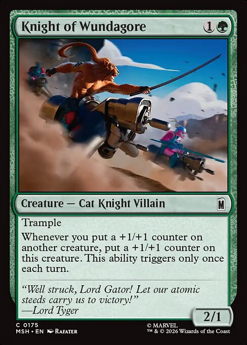 Knight of Wundagore - Marvel Super Heroes Magic card