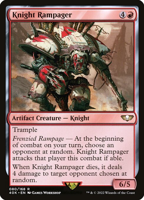 Knight Rampager - Warhammer 40,000 Commander Magic card