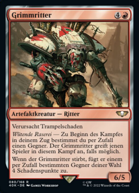 Knight Rampager - Warhammer 40,000 Commander (#80) - Illustrated by Games Workshop - Magic: The Gathering Card