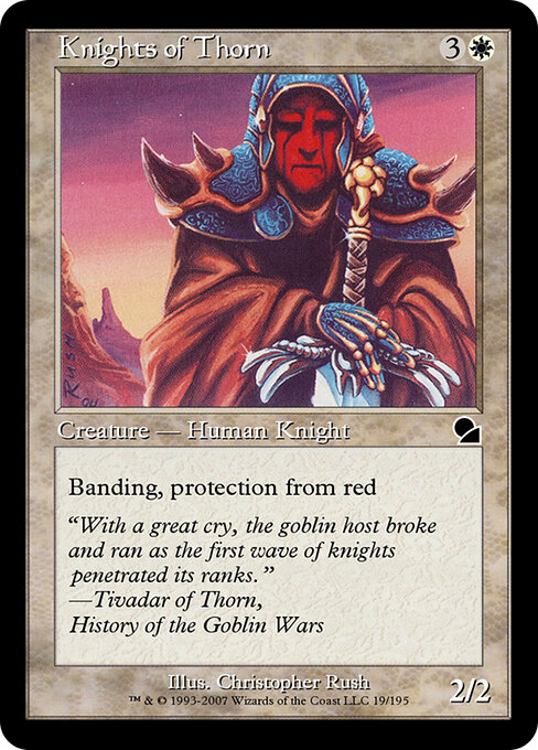 Knights of Thorn - Masters Edition Magic card