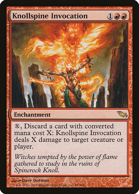 Knollspine Invocation - Shadowmoor Magic card