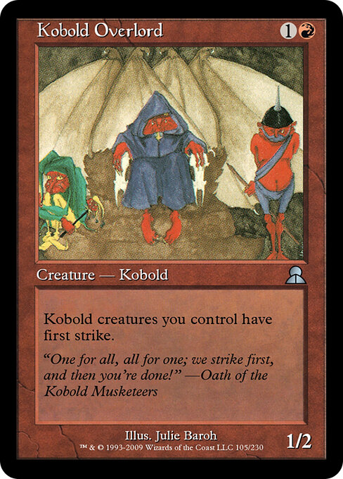 Kobold Overlord - Masters Edition III Magic card