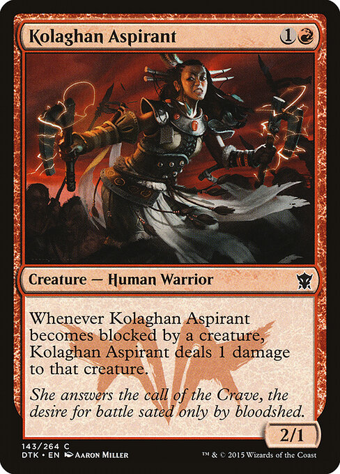 Kolaghan Aspirant - Dragons of Tarkir Magic card