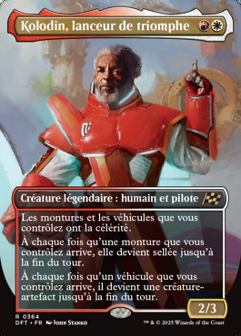 Kolodin, lanceur de triomphe (Kolodin, Triumph Caster) - Aetherdrift (#364) - Illustrated by John Stanko - Magic: The Gathering Card