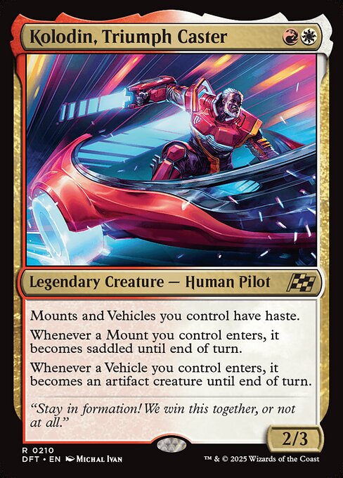 Kolodin, Triumph Caster - Aetherdrift Magic card