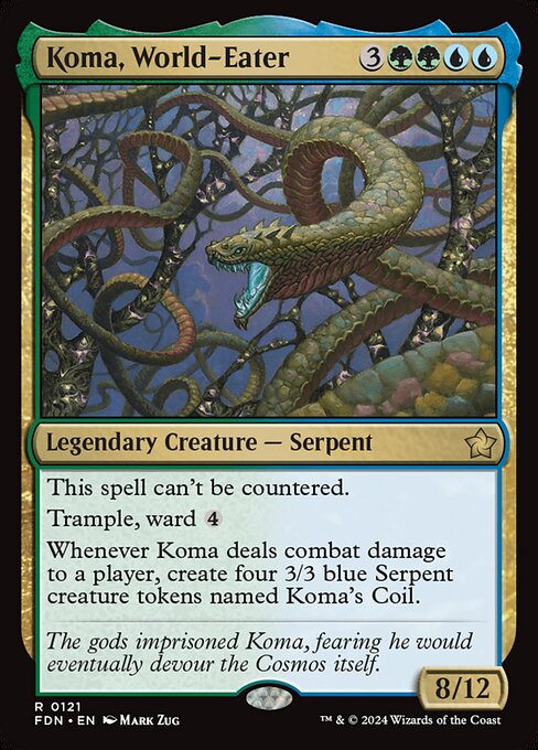 Koma, World-Eater - Foundations Magic card