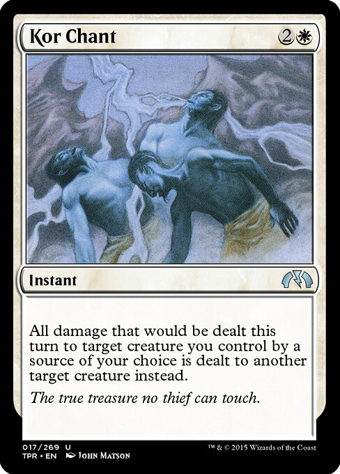 Kor Chant - Tempest Remastered Magic card