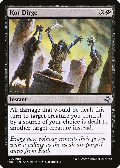 Kor Dirge - Time Spiral Remastered Magic card