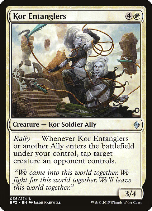 Kor Entanglers - Battle for Zendikar Magic card