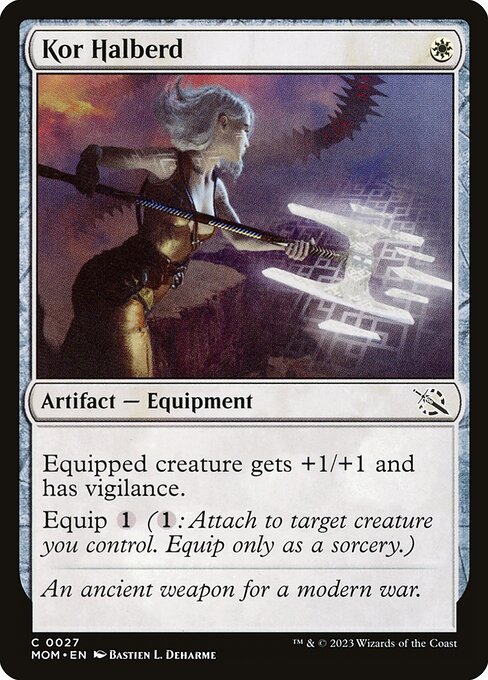 Kor Halberd - March of the Machine Magic card