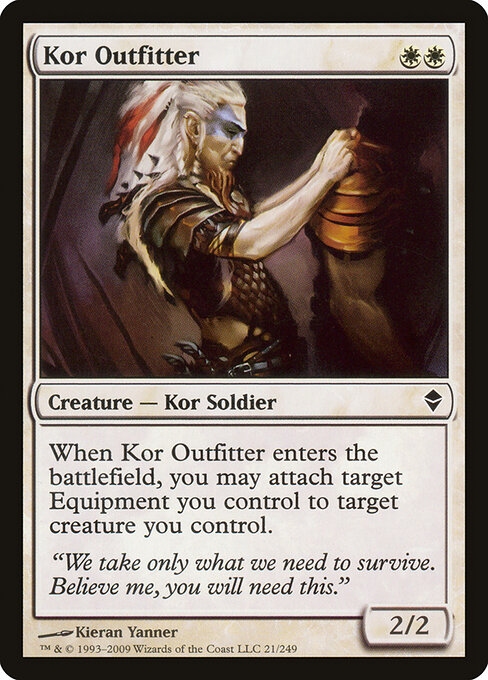Kor Outfitter - Zendikar Magic card
