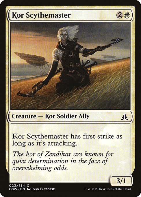 Kor Scythemaster - Oath of the Gatewatch Magic card