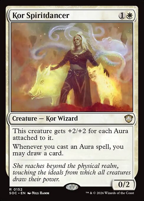 Kor Spiritdancer - Secrets of Strixhaven Commander Magic card