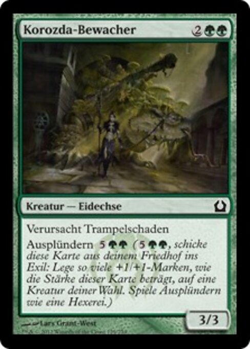 Korozda-Bewacher (Korozda Monitor) - Return to Ravnica (#129) - Illustrated by Lars Grant-West - Magic: The Gathering Card